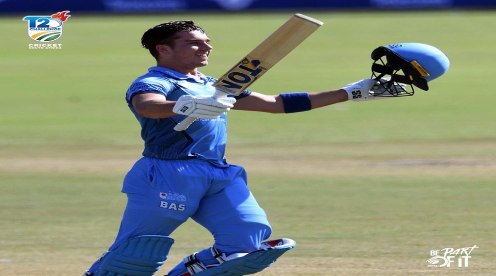 Baby AB's whirlwind century! Explosive innings while batting for the Titans team in domestic T20 cricket