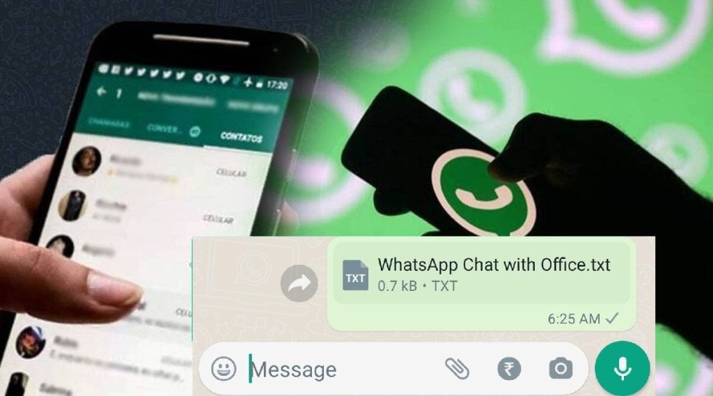 How to save whatsapp chat history know how to use text mesaage export feature