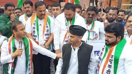 governor bhagat singh koshyari controversial statement ncp protest in Pune