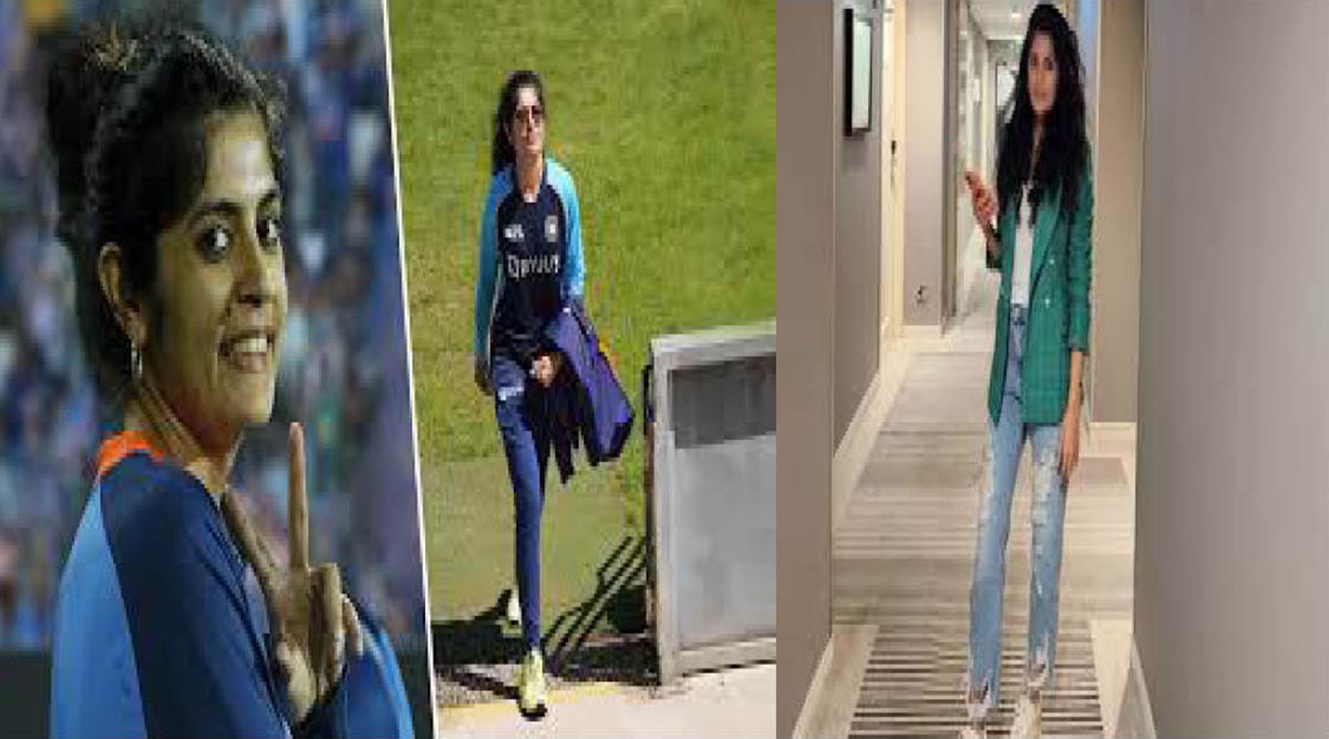 T20 World Cup 2022: Rajalakshmi Arora looks more beautiful than a nymph, the only female staff in the Indian team 