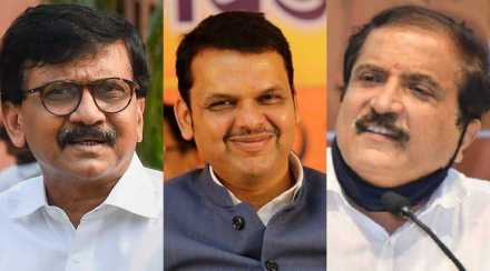 Sanjay Raut Devendra Fadnavis Atul Bhatkhalkar