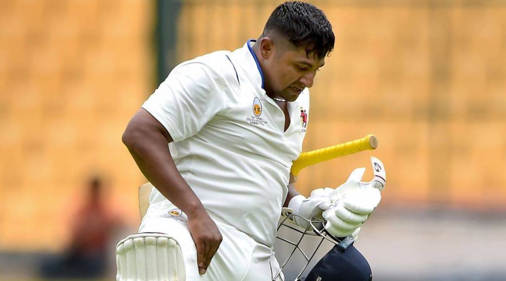 sarfaraz khan admitted to hospital in ranchi after abdominal pain he has kidney stones vijay hazare trophy