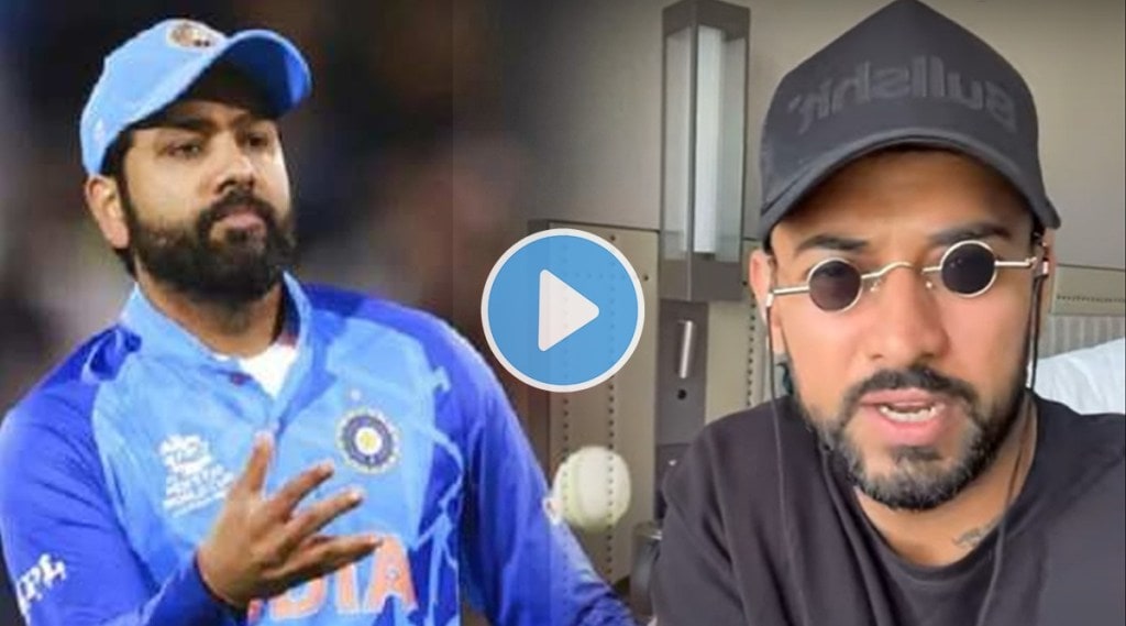 rohit sharma ignored punjabi singer garry sandhu in adelaide semi final against england video