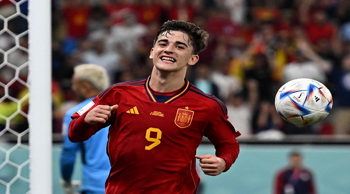 The Spanish Footballer Gavi Became The Youngest Player To Score A Goal ...