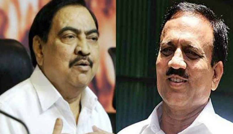 girish mahajan and eknath khadse