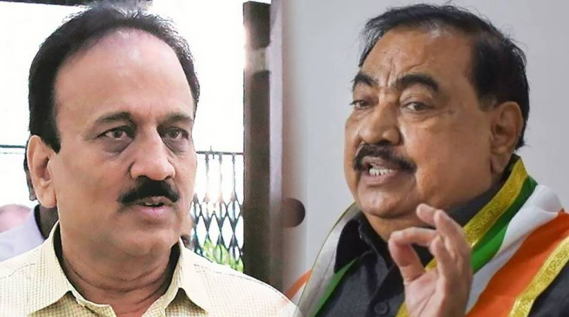 girish mahajan and eknath khadse