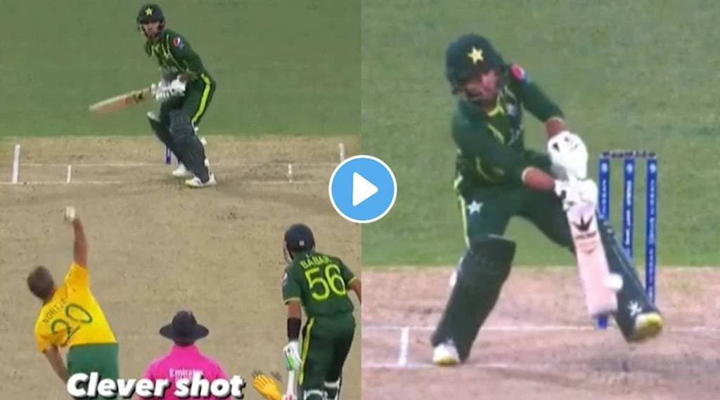 watch mohammad haris six anrich nortje pak vs sa t20 world cup 2022