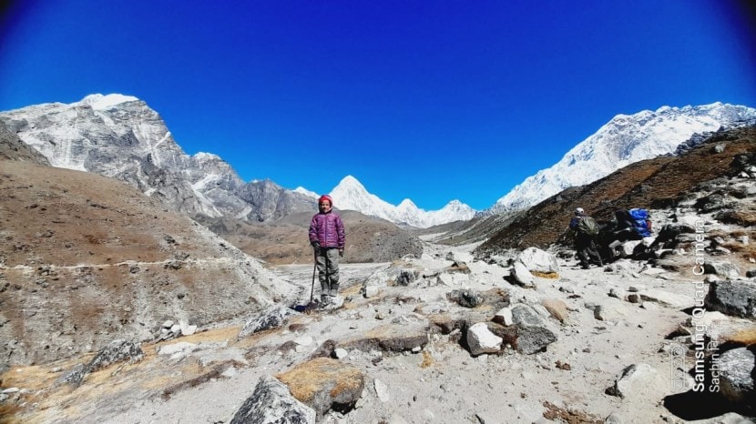 तापमान , थंडगार वारा , उंच चढण अशी अनेक आव्हाने गृहितासमोर होती. मात्र तिने ती सहजपणे पार केली.