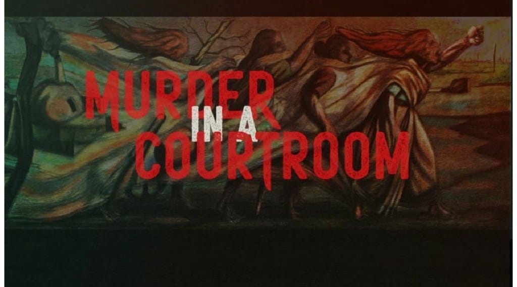 murder in courtroom