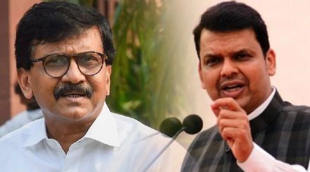 sanjay raut and devendra fadnavis