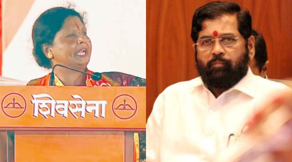 sushama andhare on eknath shinde