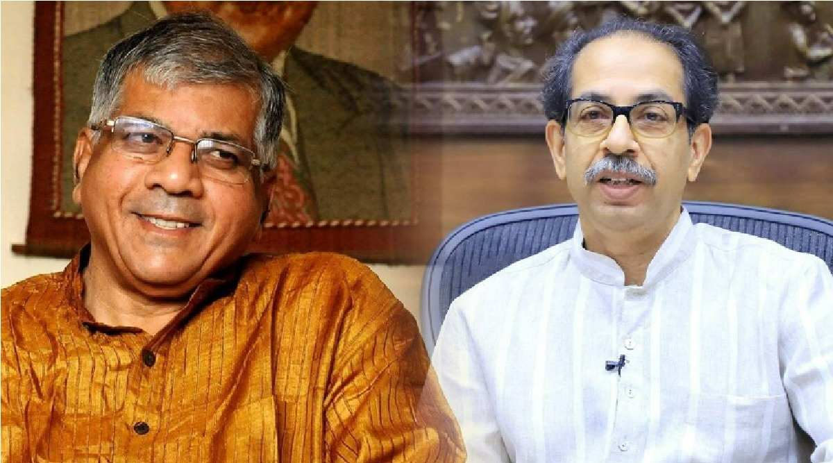 uddhav thackeray and prakash ambedkar