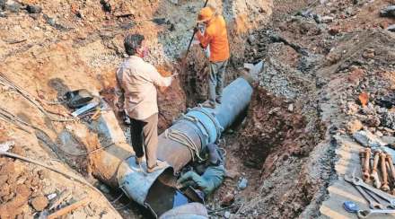 vvmc proposal maharashtra government to replace the water pipeline of usgaon dam