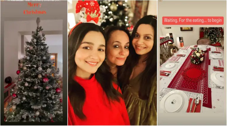  Alia Bhatt Ranbir Kapoor Christmas celebration