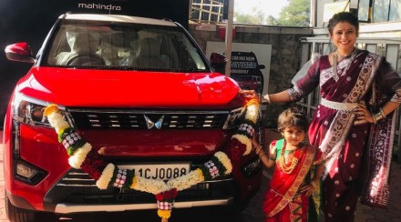 Ashwini Mahangade buy new car