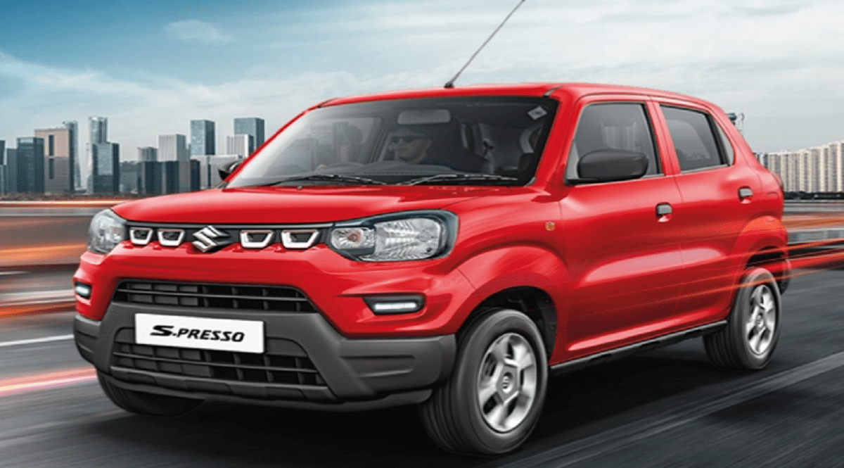 Maruti S Presso:ही कार अवघ्या ४०,००० रुपयांच्या डाऊन पेमेंटवर खरेदी करता येणार असून यासाठी तुम्हाला ही एसयूव्ही कॅश पेमेंट मोडमध्ये खरेदी करण्यासाठी ६.६४ लाख रुपये मोजावे लागतील परंतु, तुम्ही प्लॅनद्वारे ४० हजार रुपये भरून ती खरेदी करू शकता. यासाठी दर महिन्याला ८,९८४ रुपयांचा ईएमआय भरावा लागेल. (फोटो सौजन्य-लोकसत्ता )