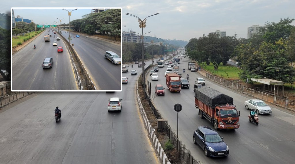 Nerul to Shiravane service road