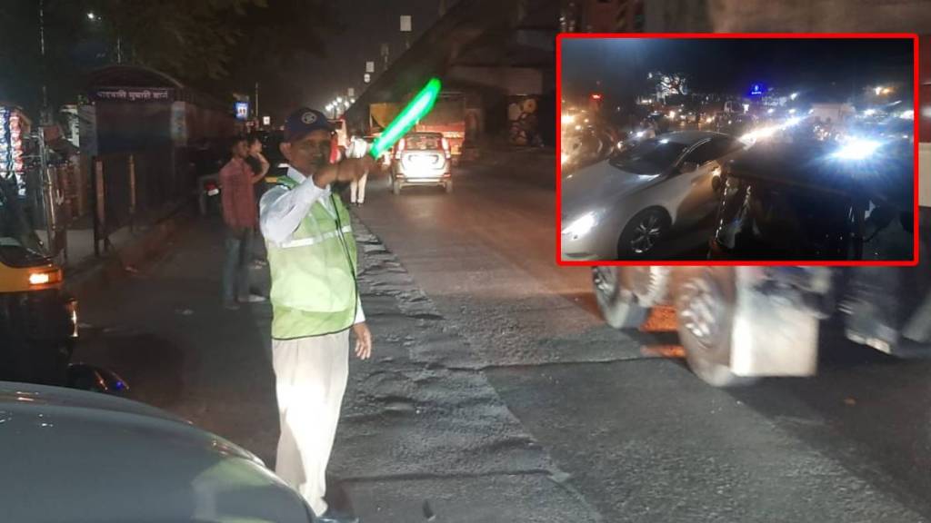 navi mumbai police took important decisions to prevent heavy traffic on shiv panvel road