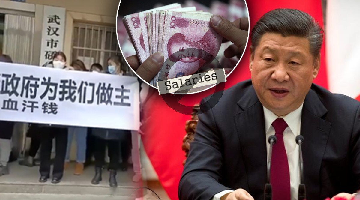 Protest for Salary in China