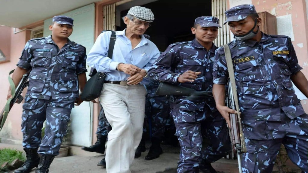 Charles Sobhraj walks out of Nepal jail