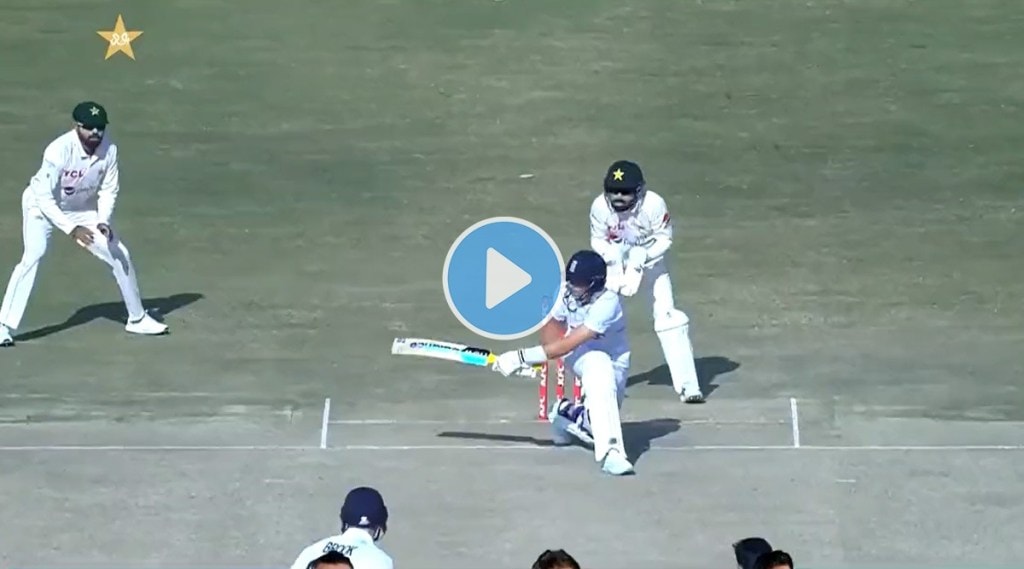 Joe Root batted with the left hand whose video is going viral