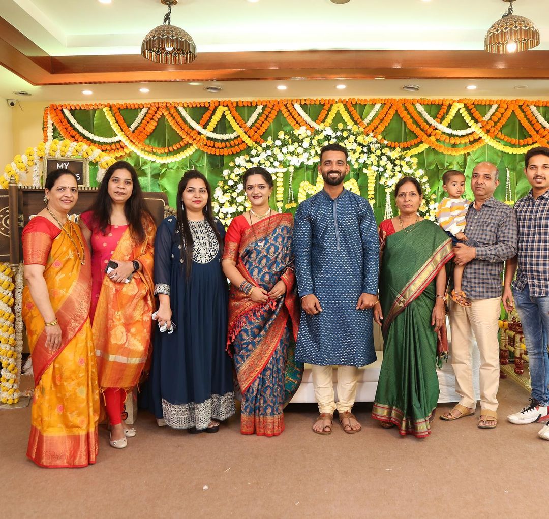 ajinkya rahane baby boy naming ceremony 6