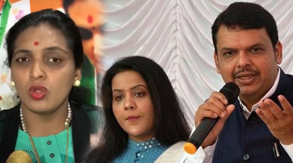 rupali patil thombare on amruta fadnavis