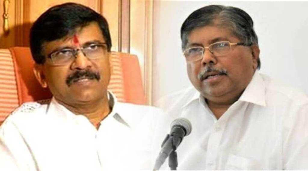 sanjay raut slams chandrakant patil