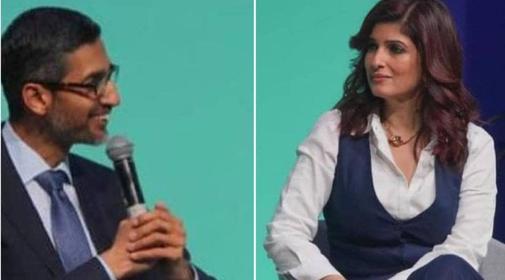 twinkle khanna sundar pichai