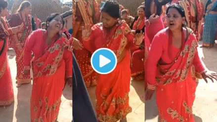 Video Red Saree Woman Dance In Wedding 1 million Netizens Ask What to Name This Style Viral Clip