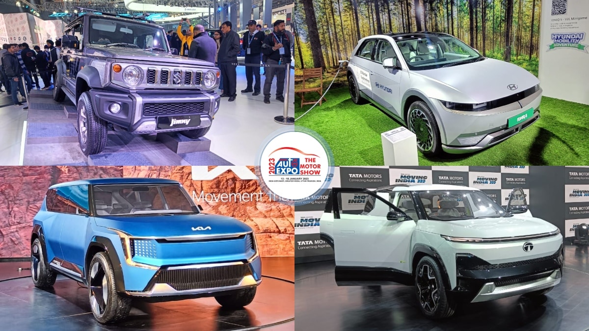 देशात सर्वात मोठा ऑटो शो ‘ऑटो एक्स्पो’ (Auto expo 2023) यंदा मोठ्या धुमधडाक्यात पार पडला. या शो मध्ये देश विदेशातील बड्या वाहन कंपन्यांनी आपली जबरदस्त वाहने अनवील केले आहेत. चला एक नजर टाकूया या वाहनावर..