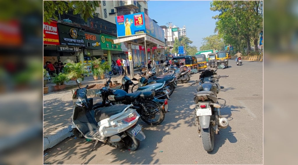 Massive illegal parking in Navi Mumbai