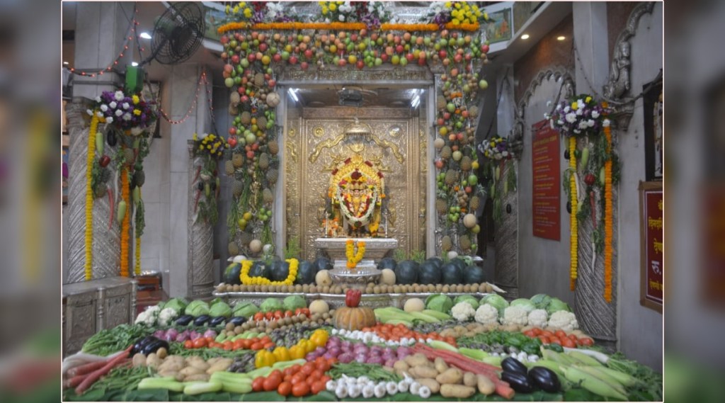 Attractive Aaras at Dutt Temple in Pune on the occasion of Shakambhari Poornima