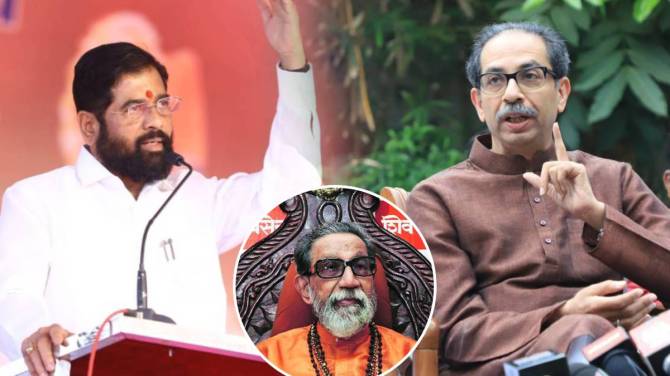 Eknath Shinde Uddhav Thackeray