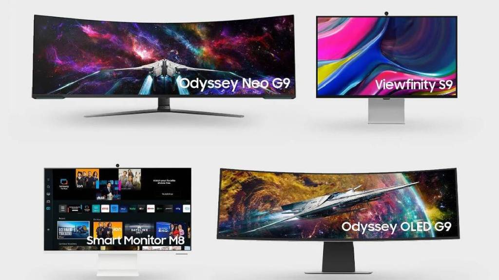 samsung launched four new monitors the consumer electronic show 2023 in las vegas