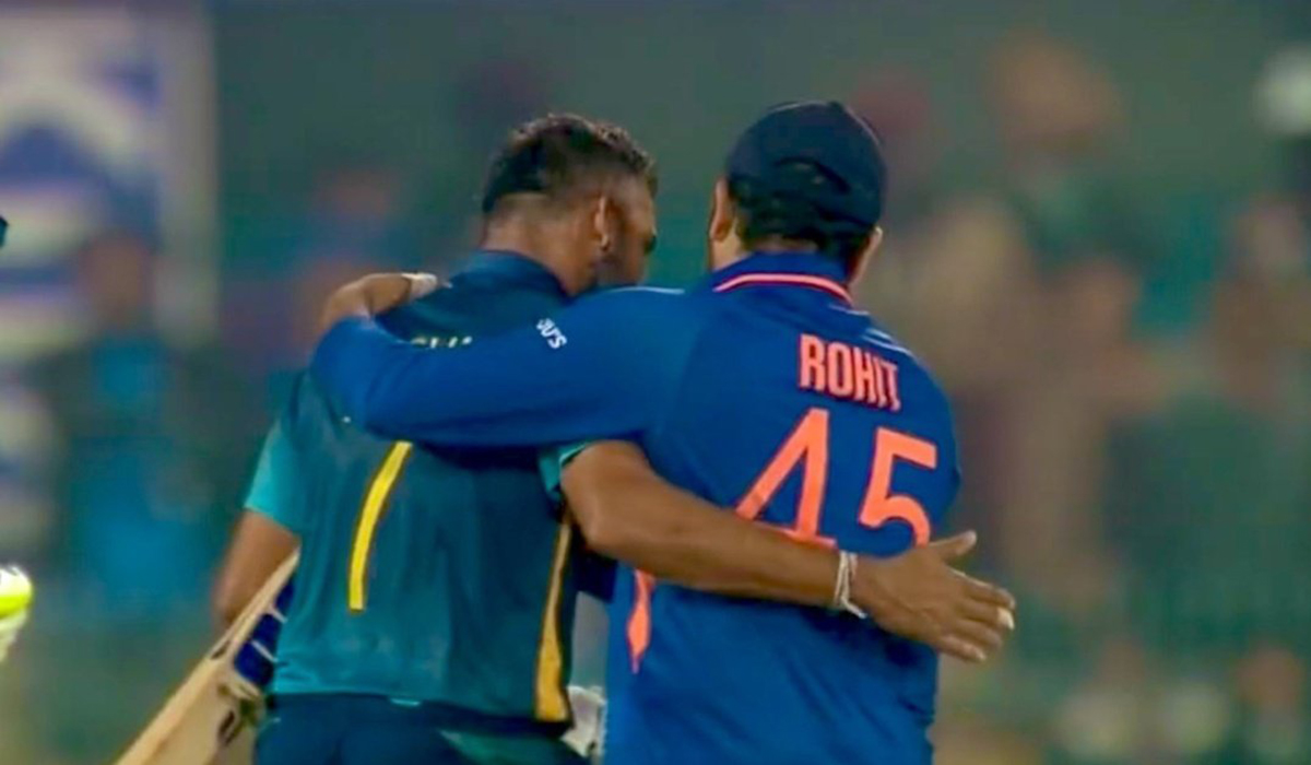 Salute to your sportsmanship of Rohit Sharma 