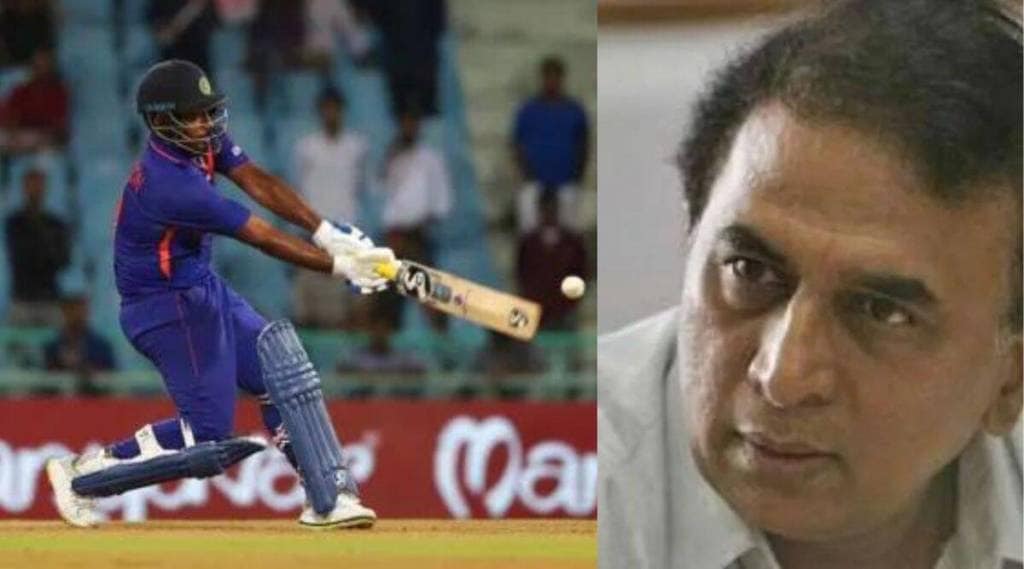 Sunil Gavaskar while expressing his displeasure about Sanju Samson