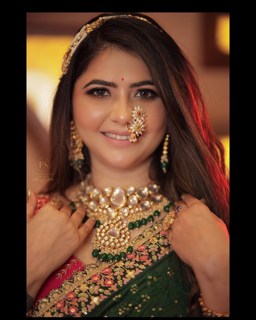 Beautiful bride blooming in yellow saree for her Vidhi 💛💛 Makeup & hair  @makeupartistlakshmi_fabulla #wedmegood #marathibride… | Instagram