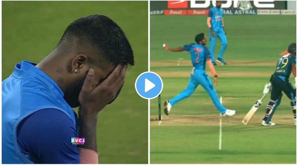 Hardik Pandya furious over Arshdeep's fourth no ball, reaction went viral, watch video