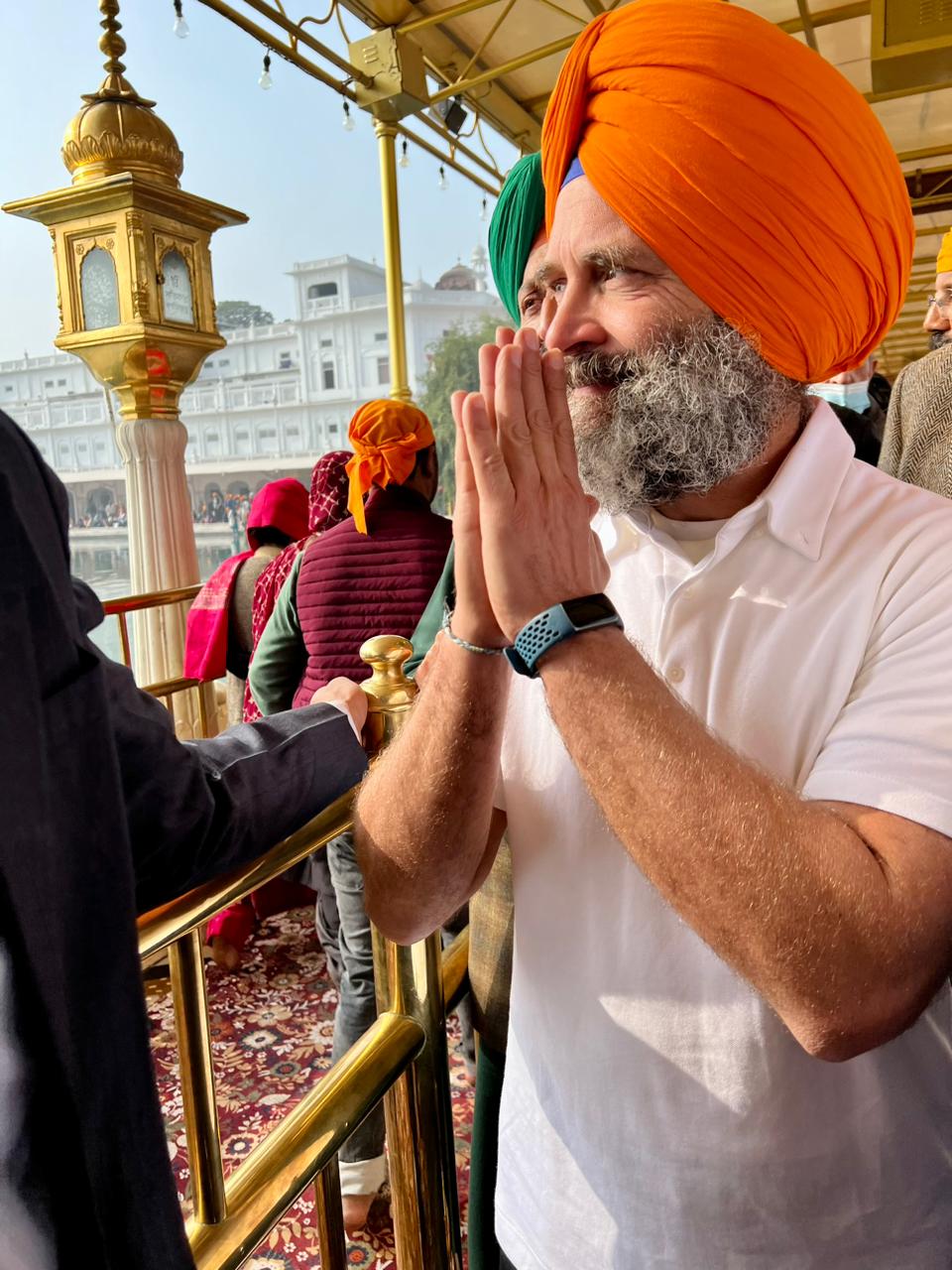 Rahul Gandhi Golden Temple