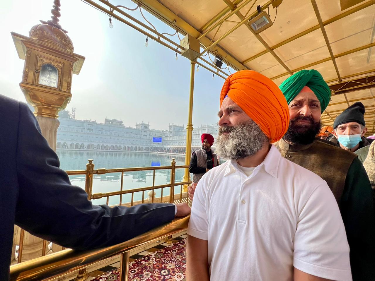 Rahul Gandhi Golden Temple