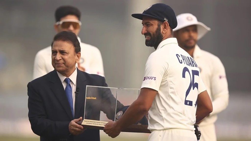 100th Test cap from Sunil Gavaskar Cheteshwar Pujara became emotional told Test cricket the best