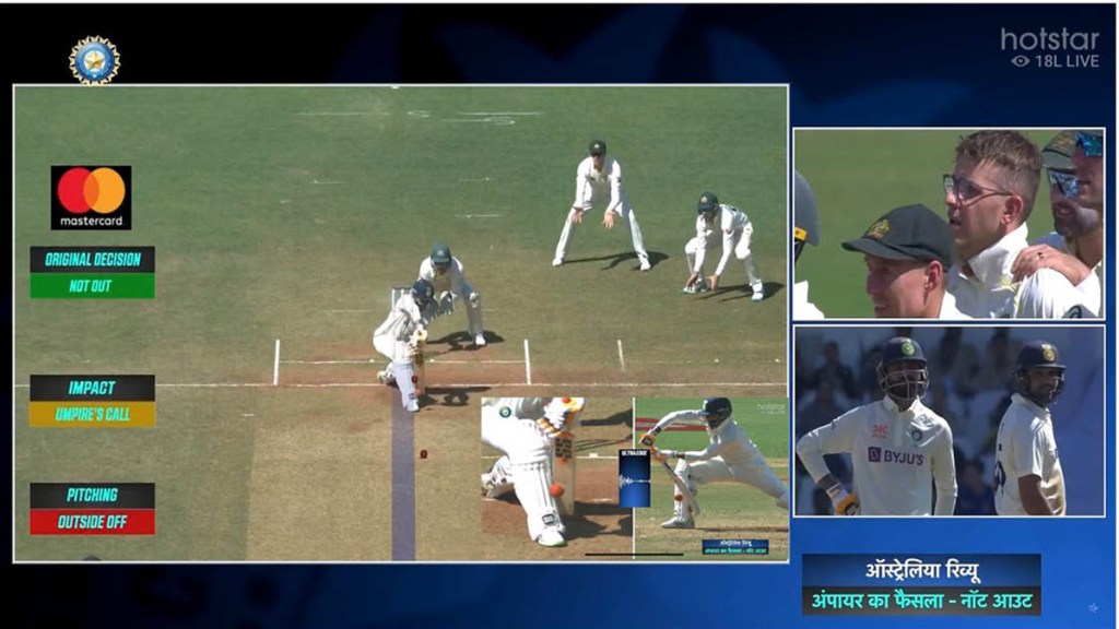 Ind vs Aus Ravindra Jadeja remains not out twice during LBW appeal as both times it was umpires call