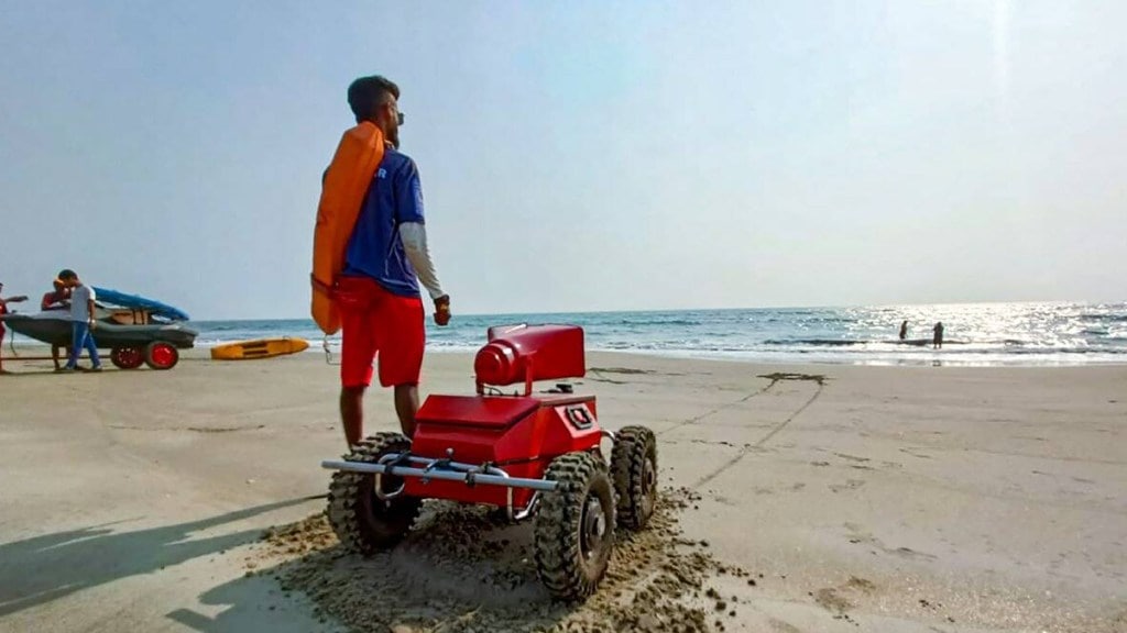 Aurus Robodeployed goa beach