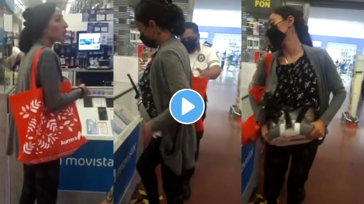 Woman Steal 5 Pans From Shopping Mall Video Goes Viral On Internet 2801