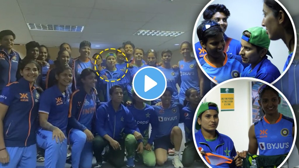 India and women players of the team having fun