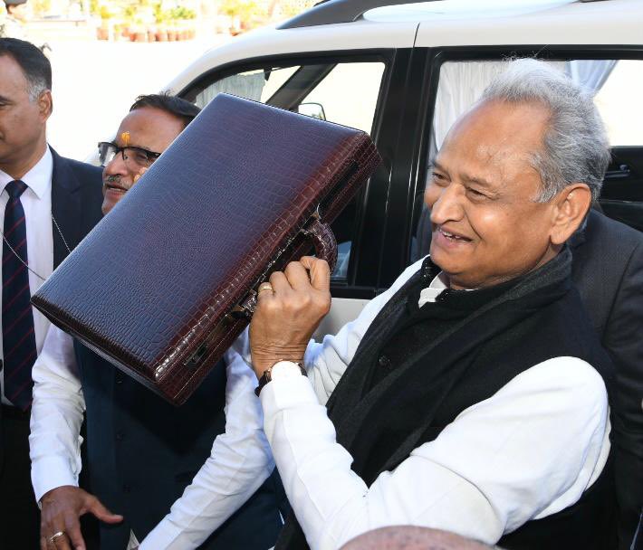 ashok gehlot budget speech