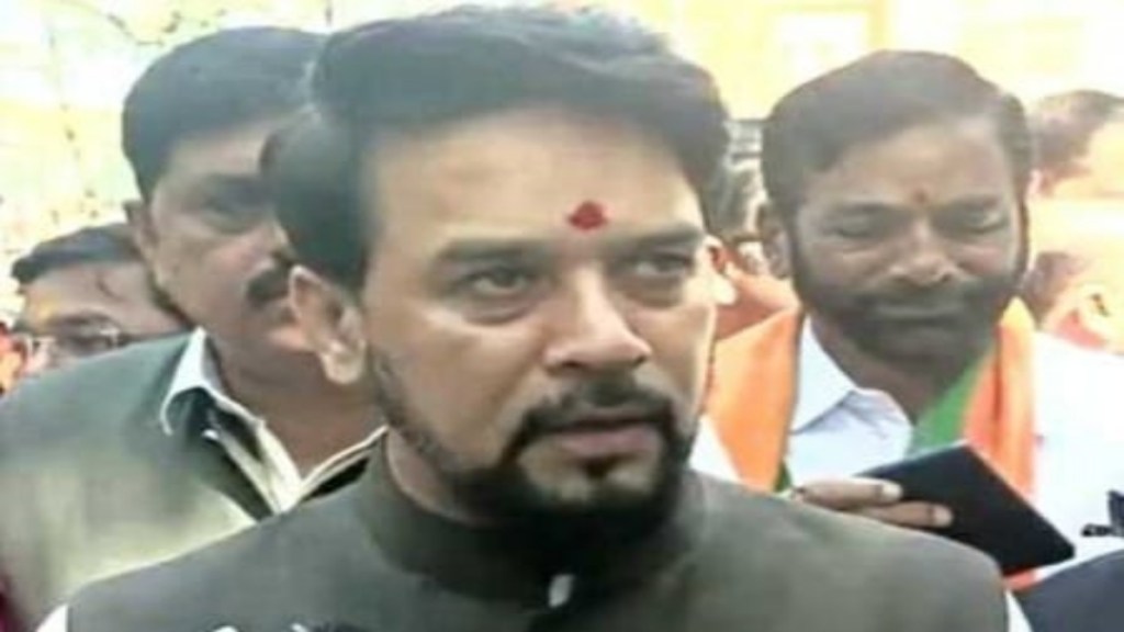 Union Minister Anurag Thakur