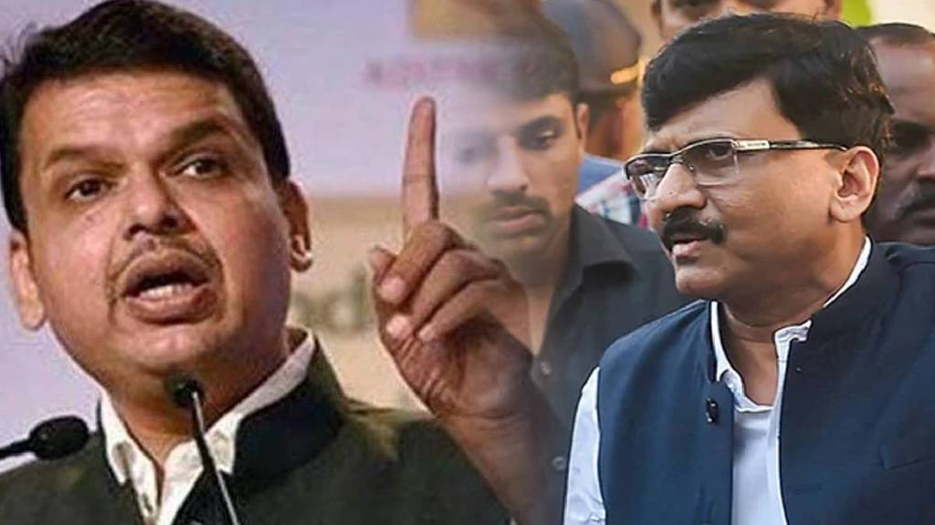 sanjay raut and devendra fadnavis