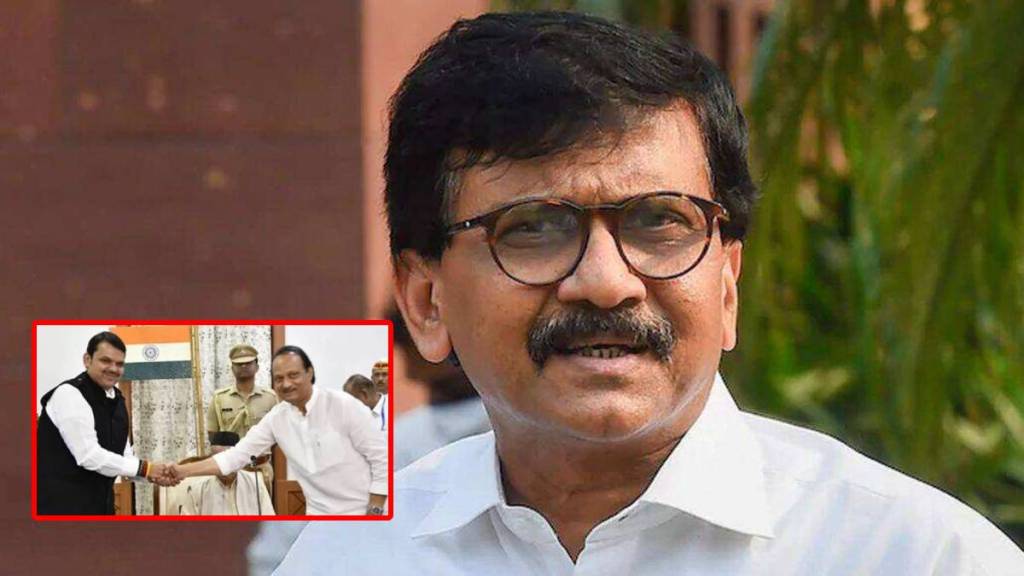 sanjay raut and devendra fadnavis and ajit pawar